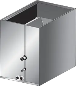 Concord EAD4X downflow coil for furnace support and cooling